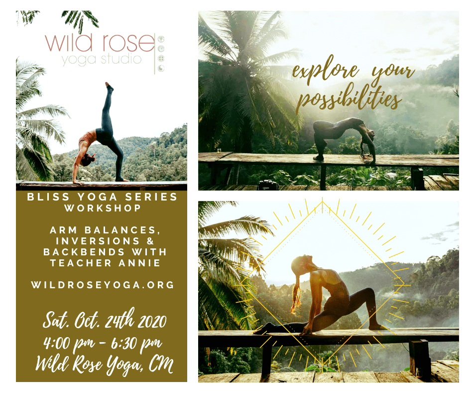 ARM BALANCES, INVERSIONS and BACKBENDS Bliss Yoga Series with Kru. Annie