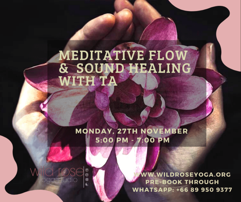 Grounding into Loy Krathong with Yoga, Meditation and Sound Bath with